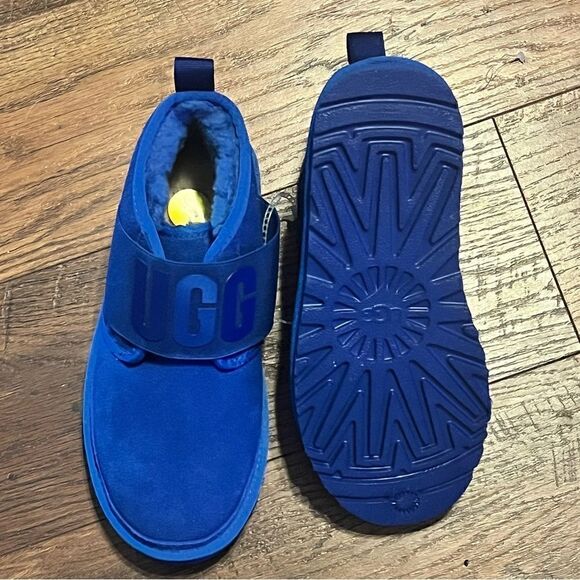 NEW - UGG Neumel Classic Chukka Boots Waterproof Suede Blue Women 5 - Picture 4 of 9